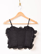 【3色展開】Meridian フリル レース ビスチェ