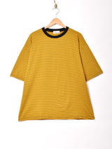 【6色展開】Trombones ビッグシルエット ボーダー Tシャツ