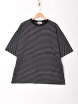 【6色展開】Trombones ビッグシルエット ボーダー Tシャツ