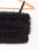 【4色展開】Meridian チュール フリル ビスチェ