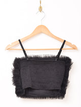 【4色展開】Meridian チュール フリル ビスチェ