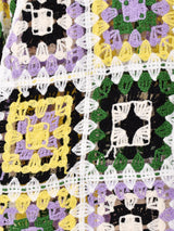 【2色展開】Elcamino グラニースクエア コットン カーディガン