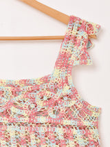 【3色展開】Elcamino マーブル コットンニット キャミソール