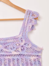 【3色展開】Elcamino マーブル コットンニット キャミソール