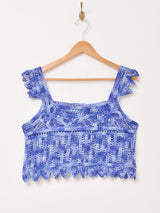 【3色展開】Elcamino マーブル コットンニット キャミソール