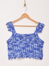 【3色展開】Elcamino マーブル コットンニット キャミソール