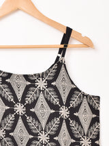 【5色展開】Emerald Motel 織柄 ティアード キャミソールワンピース