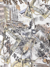 総柄 ドルマンスリーブ ダブルボタン デザインシャツ