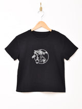 【2色展開】 オリエンタルデザイン 刺繍入り Tシャツ