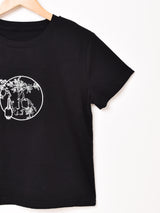 【2色展開】 オリエンタルデザイン 刺繍入り Tシャツ