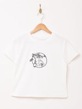 【2色展開】 オリエンタルデザイン 刺繍入り Tシャツ