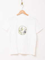 【2色展開】 オリエンタル パンダ 刺繍入り Tシャツ