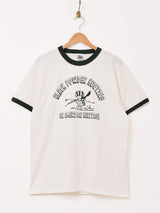 【2色展開】 プリント リンガーTシャツ「BLACK POWDER HUNTING」