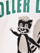 【4色展開】Backers 刺繍入り 半袖 オープンカラーシャツ 「ROLLER DERBY」