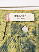 カナダ製 Levi's 505 ブリーチ加工デニムパンツ
