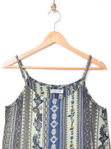 【2色展開】Emerald Motel 総柄 レーヨン キャミソールワンピース