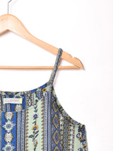 【2色展開】Emerald Motel 総柄 レーヨン キャミソールワンピース