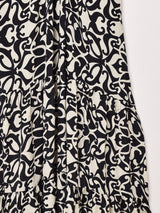 【4色展開】Emerald Motel 総柄 バックリボン キャミソールワンピース