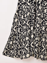 【4色展開】Emerald Motel 総柄 バックリボン キャミソールワンピース