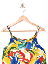 【4色展開】Emerald Motel 花柄 レーヨン キャミソールワンピース