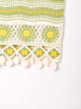 【2色展開】Elcamino ボーダー クロシェタンクトップ