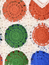 【2色展開】Elcamino サークルモチーフ クロシェキャミソール