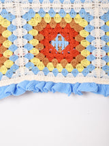 【2色展開】Meridian グラニースクエア フリルキャミソール