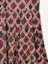 【2色展開】Emerald Motel バティックプリント ティアード キャミソールワンピース