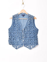 インディゴデニム ベスト