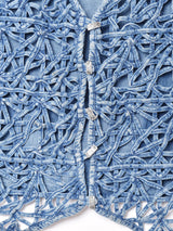 インディゴデニム ベスト