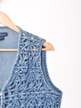 インディゴデニム ベスト