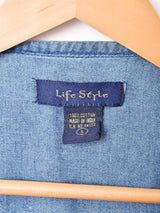 インディゴデニム ベスト