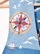 総柄 リバーシブル ベスト