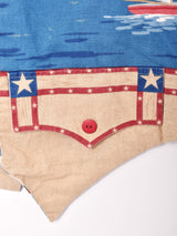 総柄 リバーシブル ベスト