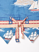 総柄 リバーシブル ベスト