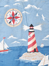 総柄 リバーシブル ベスト