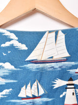 総柄 リバーシブル ベスト