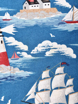 総柄 リバーシブル ベスト