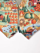 総柄 リバーシブル ベスト