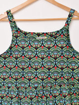 【9色展開】Emerald Motel 総柄 キャミソールワンピース