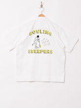 Backers プリント ボウリングシャツ