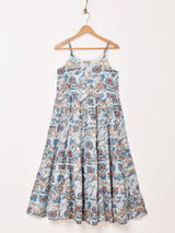 Emerald Motel マップ柄 ティアード キャミソールワンピース