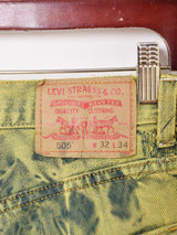 カナダ製 Levi's 505 ブリーチ加工デニムパンツ