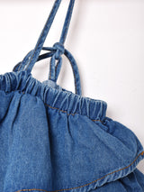 【2色展開】Elcamino デニムフリル キャミソール