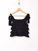 Meridian ティアード フリル キャミソール