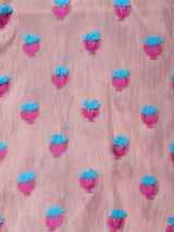 【2色展開】フラワーモチーフ 半袖 シアーブラウス