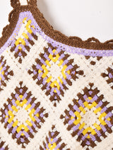 Elcamino グラニースクエア クロシェ キャミソール