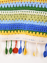 Elcamino レインボーカラー クロシェ キャミソール