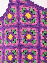 【2色展開】Elcamino グラニースクエア フラワー キャミソール