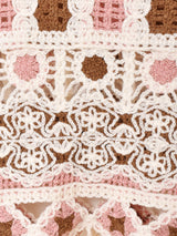 【2色展開】Elcamino ノースリーブ クロシェ トップス